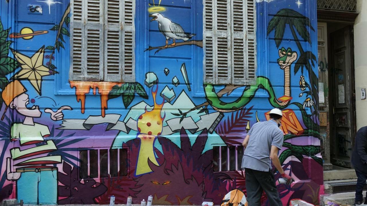 Quartier Des Createurs "La Plaine Cours Julien" Chambre Privee Dans Appartement Menage Frequent Des Parties Commune Marseille Eksteriør billede